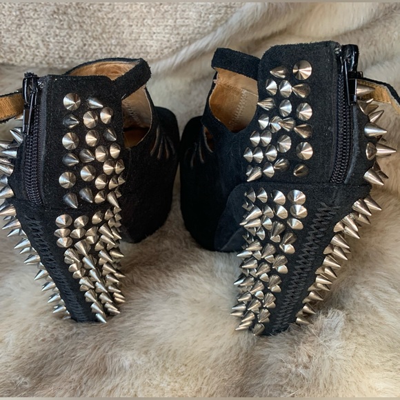 Jeffrey Campbell Studded, Suede Platform - Picture 2 of 5